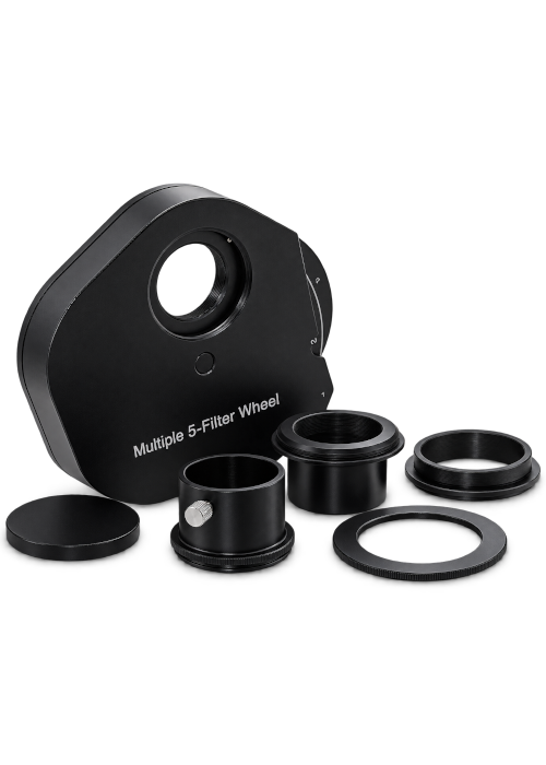 Rueda de filtros 1.25" 5 posiciones - Equipamiento Astronómico